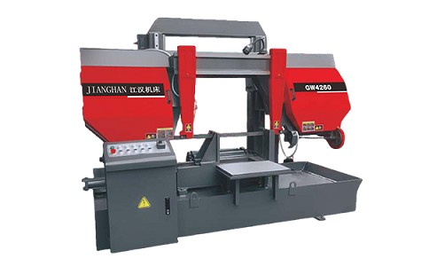 沉湖管委会龙门带锯床运行中途停止切割产生的原因是什么？